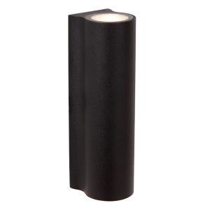 Aplique up down moderno negro, Akra, 6W, 3000K LED, IP54