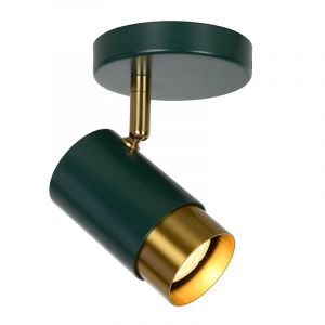 Foco de techo moderno dorado, Floris
