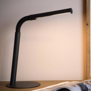 Flexo moderno negro, Gilly, 3W, 2700K LED, con interruptor