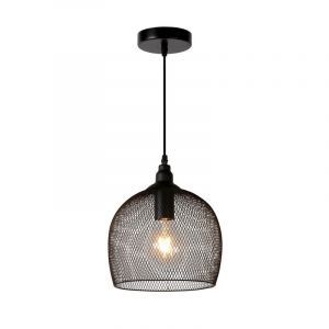Lámpara colgante retro negra, Mesh