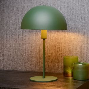 Lámpara de mesa moderna verde, Siemon, con interruptor