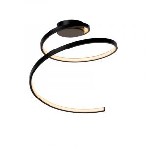Plafón de techo moderno negro, Maxence, 24W, 3000K LED