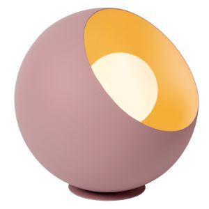 Lámpara de mesa moderna rosa, Doredos, con interruptor