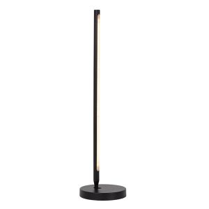 Lámpara de mesa moderna negra, Finan, 9W, 2700K LED, con regulador táctil