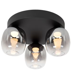 Plafón de techo moderno gris, Tamino, 5,6W, 3000K LED