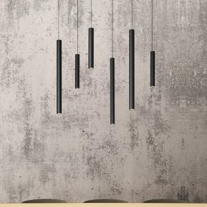 Lámpara colgante moderna negra, Lorenz, 4W, 3000K LED