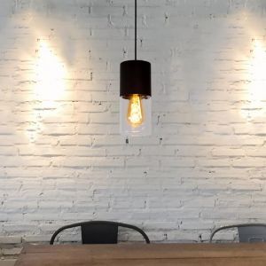 Lámpara colgante moderna gris, Zino