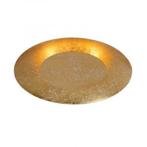 Plafón de techo moderno dorado, Foskal, 12W, 2700K LED