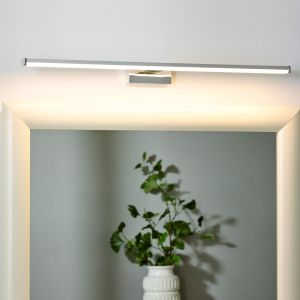 Espejo con luces moderno cromado, Onno, 12W, 3000K LED, IP44