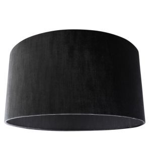50 cm pantalla lámpara terciopelo antracita, Emilius