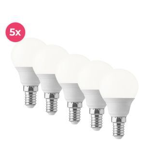 Lámpara de bola LED Lasco E14, 3v blanco cálido