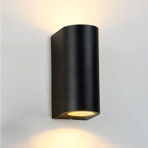 Lámpara exterior negro moderno, corina, IP44