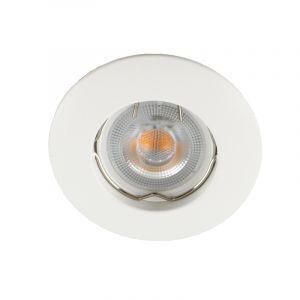 Foco empotrable mini blanco de aluminio, Rosi