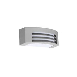 Lámpara exterior de aluminio gris, Mingus, IP54