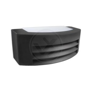 Lámpara exterior de aluminio negro, Mingus, IP54