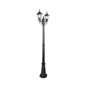 Lámpara exterior antigua negra, Tymo, IP44