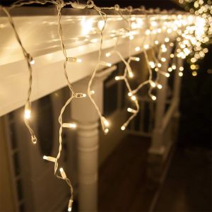 2m carambano conectable cordon blanco ip67 50 cm de alto blanco calido
