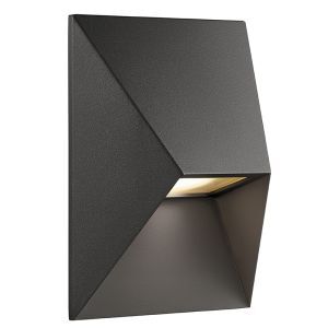 Lámpara exterior moderna negra, Pontio, IP54