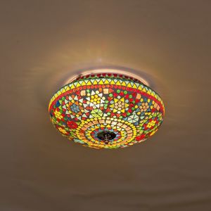 Plafón de techo multicolor oriental, Mimoun