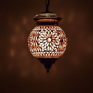 Lámpara colgante morada oriental, Nisrin