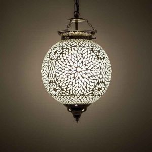Lámpara colgante multicolor oriental, Aziza