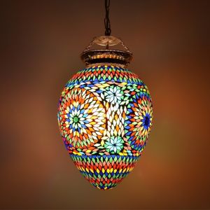 Lámpara colgante multicolor oriental, Isa