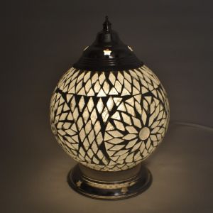 Lámpara de mesa transparente oriental, Sabri