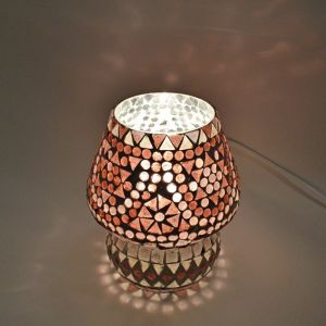 Lámpara de mesa morada oriental, Rachel