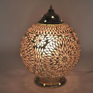 Lámpara de mesa morada oriental, Dalil
