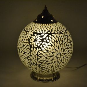Lámpara de mesa transparente oriental, Dalil