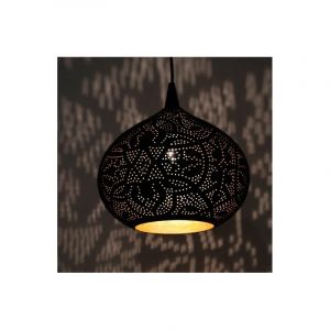 Lámpara colgante negra oriental, Noah