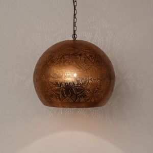 Lámpara colgante de filigrana cobre, Kenza