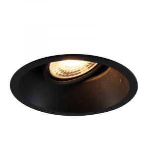 Foco empotrable negro de aluminio, Tyron