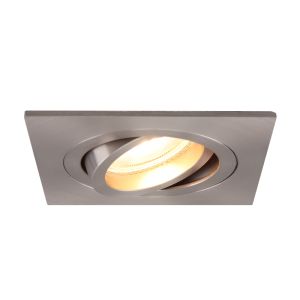 Foco empotrable cromado de aluminio, Scott