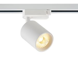 Foco de carril trifásico blanco Jayla, 10W, 4000K, Pro