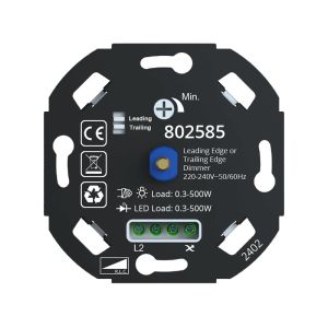 Atenuador LED doble 0,3-500W