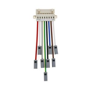 Conector pasante para línea de luces Saturno.