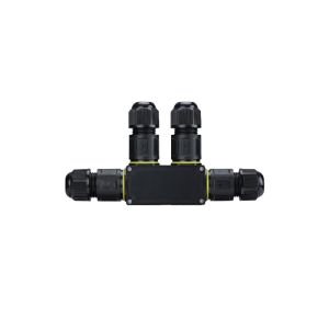 Conector de 3 pines y 4 vías, IP68