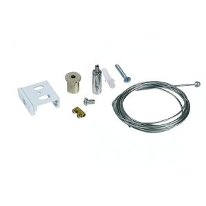 Set colgante para iluminación sobre carril trifásico, 2 metros, blanco, Pro