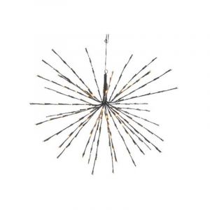 45cm LED 3d estrellas con 72 caliente LED blanco luces parpadeantes