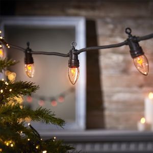 Iluminación de llama de 3,6 metros, 10 luces, para uso en interiores y exteriores