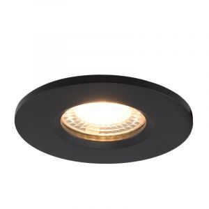 Foco empotrable baño negro moderno, Jule, IP65