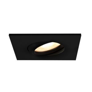 Foco empotrable baño negro moderno, Jill, IP44
