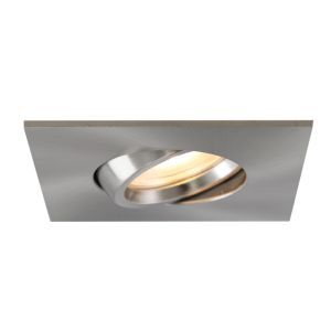 Foco empotrable baño níquel de aluminio, Jill, IP44