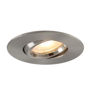 Foco empotrable baño níquel de aluminio, Jill, IP44