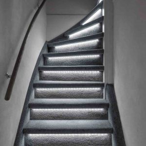 Juego de extensión de tiras de LED de escalera regulables, 2 tiras de LED 4000K