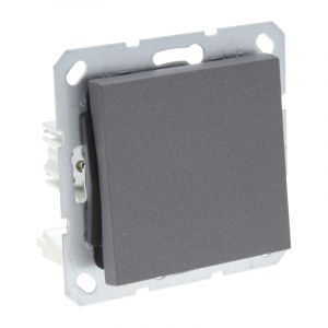 Interruptor integrado Q-Link S-Line, negro / antracita