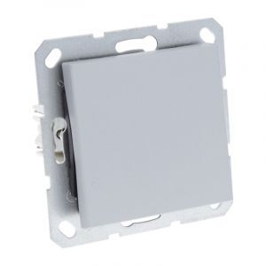Interruptor Q-Link S-Line integrado en cruz, gris / color aluminio