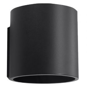 Aplique up down de aluminio negro, Amely