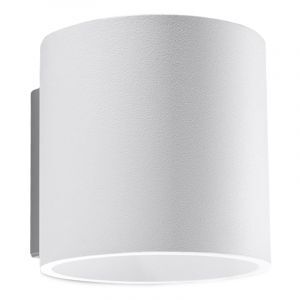 Aplique up down de aluminio blanco, Amely